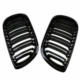 Bmw E46 2002-2005 Sedan Piano Black Çift Çıtalı Panjur Takımı