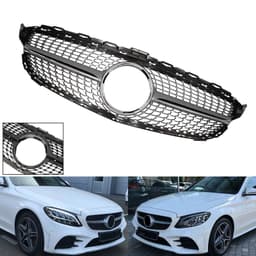 Mercedes W205 2015-2018 Diamond Krom Panjur