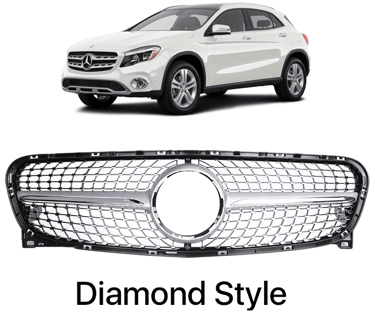 Mercedes GLA X156 Ön Panjur Diamond 2014-2016