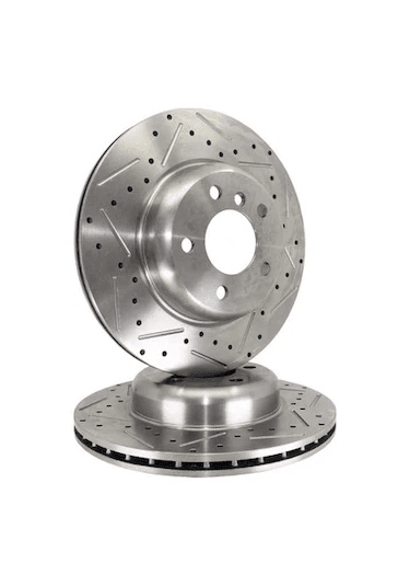 BMW F10 Ön Spor Fren Disk Takımı Delikli ve Çizgili | BRAXIS AE1402