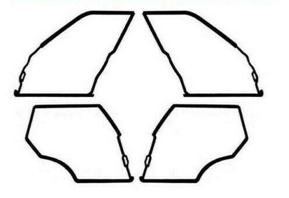 Mercedes E Serisi W124 Kapı Fitili Takım | BU 551.105.072