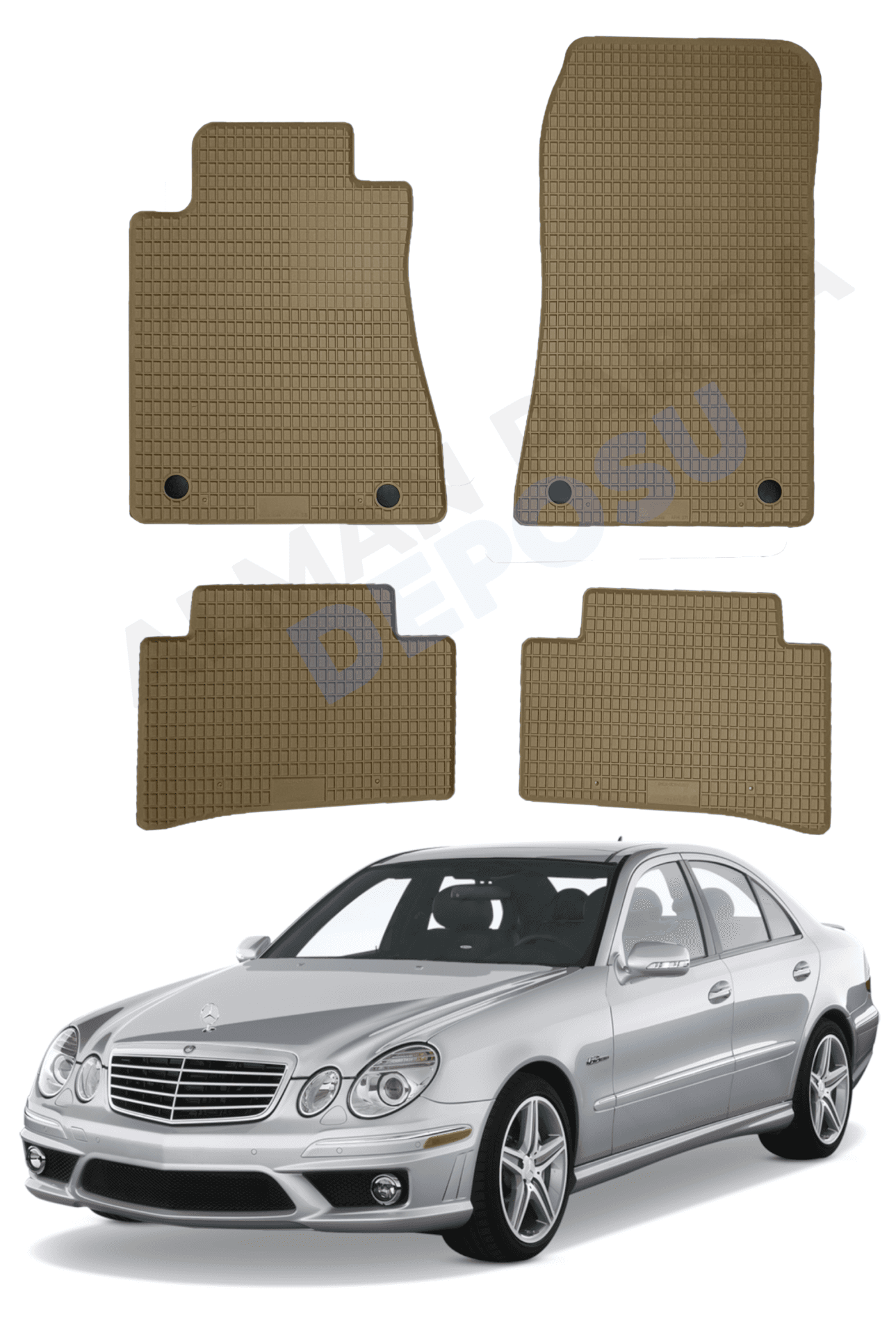 Mercedes E Serisi 2002-2009 W211 Lastik Paspas Bej Koku Yapmaz Orijinal Kesim Schönek