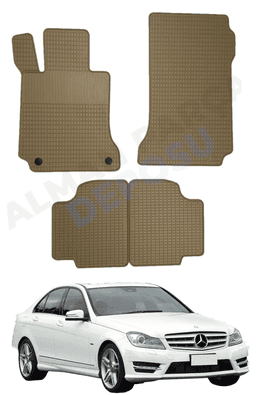 Mercedes C Serisi 2007-2013 W204 Lastik Paspas Bej Koku Yapmaz Orijinal Kesim Schönek