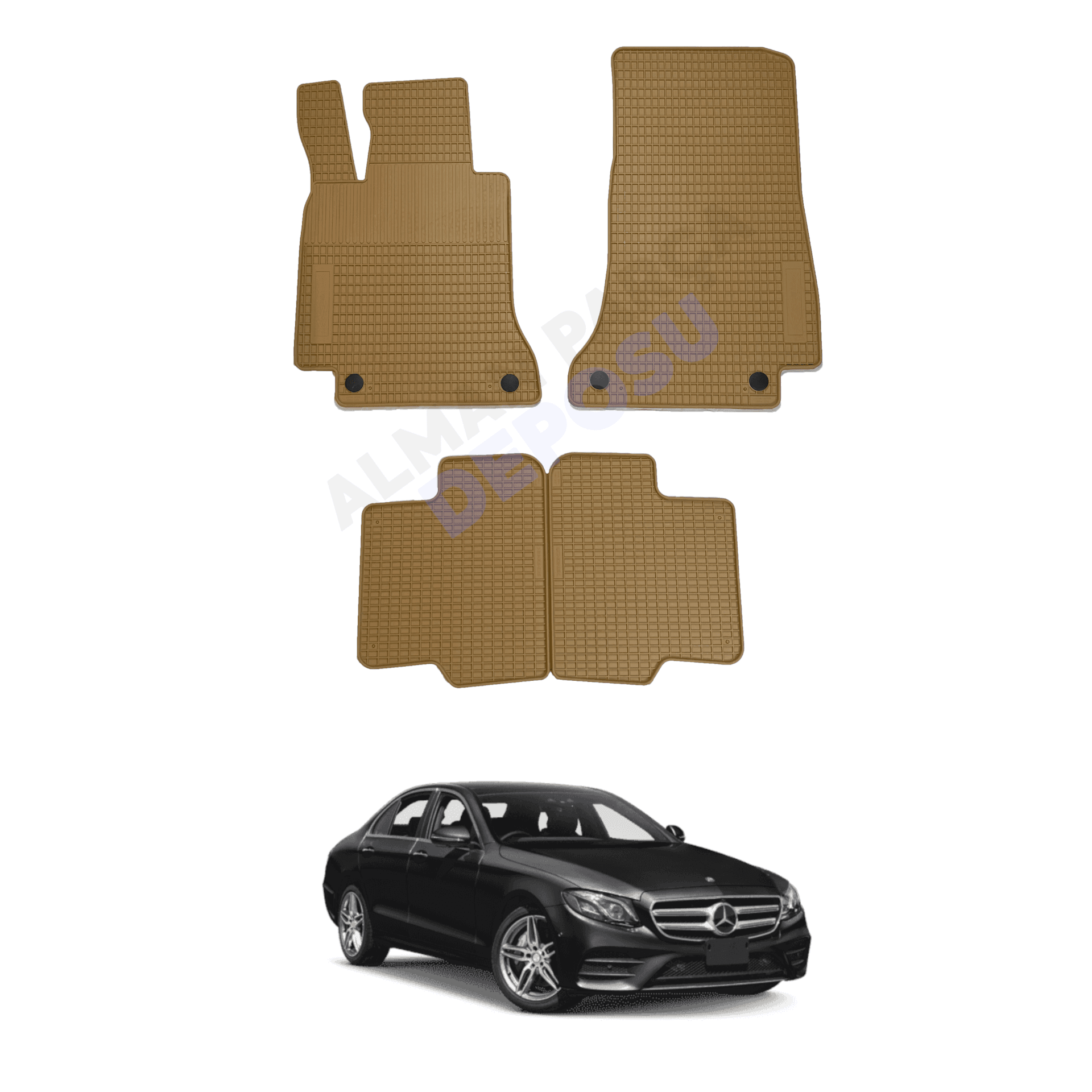 Mercedes E Serisi 2016-2023 W213 Lastik Paspas Bej Koku Yapmaz Orijinal Kesim Schönek