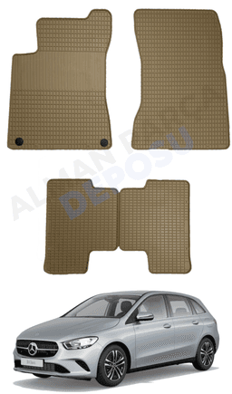 Mercedes B Serisi 2018-2024 W247 Lastik Paspas Bej Koku Yapmaz Orijinal Kesim Schönek