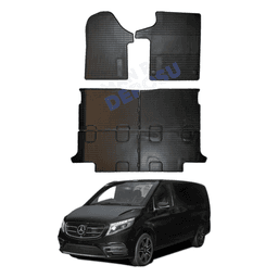 Mercedes W447 Lastik Paspas Siyah 6 Parça Koku Yapmaz Orijinal Kesim Schönek