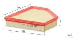 BMW 3 Serisi G20 320d B47 Hava Filtresi | MANN C 27061