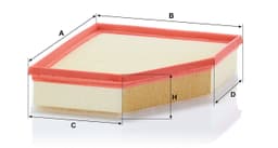 BMW X3 G01 F97 20 i Mild Hybrid B46 B48 Hava Filtresi | MANN C 28038