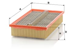 Mercedes E Serisi W210 1995-2003 E 290 TD OM602 Hava Filtresi | MANN C34175/1