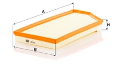 Mercedes E Serisi W213 E 220 d OM654 Hava Filtresi | MANN C45004