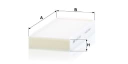 BMW i3 I01 i3 IB1 Polen Filtresi | MANN CU 23015-2