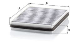 BMW 7 Serisi E65-E66 730i M54 Polen Filtresi | MANN CUK 22014