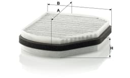 Mercedes E Serisi W210 1995-2003 E 420 M119 Polen Filtresi | MANN CUK2897