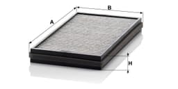 BMW 7 Serisi E65-E66 730i M54 Polen Filtresi | MANN CUK 3124-2