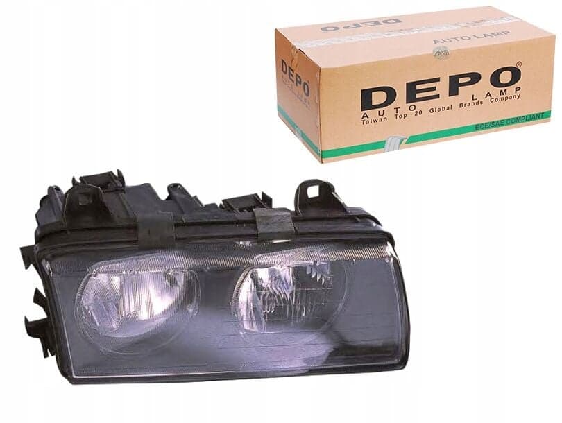 Bmw E36 Sağ Far Merceksiz | DEPO 444-1125R-LD-E