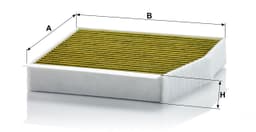 Mercedes GLA X156 GLA 200 Polen Filtresi | MANN FP26007