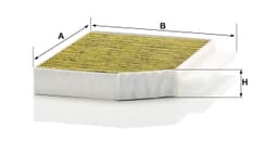 Mercedes E Serisi W213 E 300 M274 Polen Filtresi | MANN FP26023/1