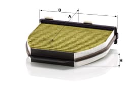 Mercedes GLK X204 GLK 250 CDI BE/BlueTEC OM651 Polen Filtresi | MANN FP29005/1