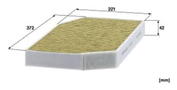 BMW 5 Serisi G60 G61 G99 i5 xDrive40 XE2 HA0002 HA0003 Polen Filtresi | MANN FP 38004