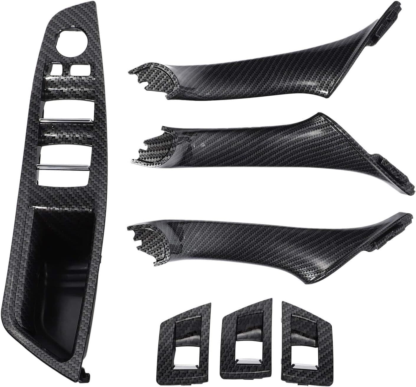 Bmw F10 Kapı Tutamak Seti 7 Parça Karbon Fiber | GKL 340054