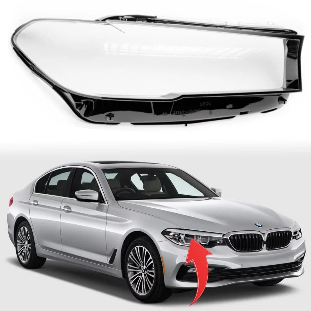 Bmw 5 Serisi G30 2016-2018 Far Camı Sağ | GKL 340837