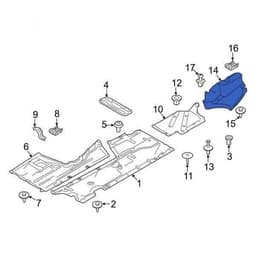 Bmw F30 Arka Tampon Alt Kose Bakalıtı Sol | GKL 341925