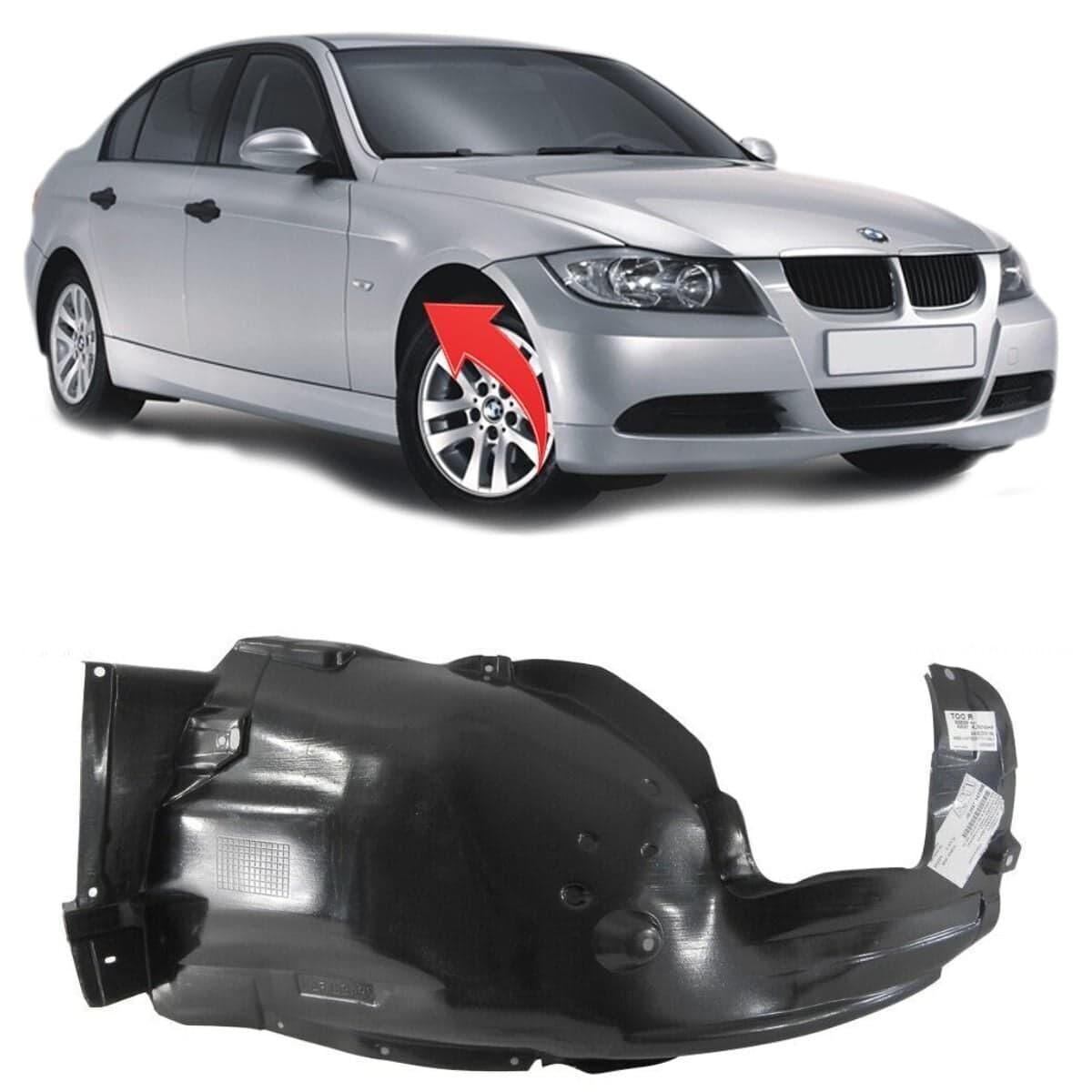 Bmw 3 Serisi E90 Çamurluk Davlumbazı Sağ | GKL 343398