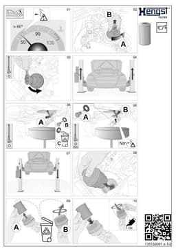 Bmw E36 M50 Yağ Filtresi | HENGST E110H D24