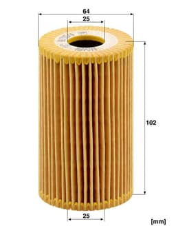 BMW 3 Serisi E36 318is M44 Yağ Filtresi | MANN HU 715/4X