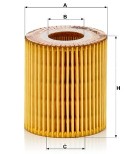 BMW 3 Serisi E46/5 318 ti compact N42 N46 Yağ Filtresi | MANN HU 815/2X