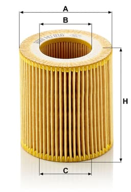 BMW X1 E84 16 i N20 Yağ Filtresi | MANN HU 816ZKIT