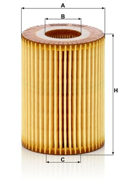 Mercedes GL X164 GL 350 CDI BlueEFFICIENCY OM642 Yağ Filtresi | MANN HU821X