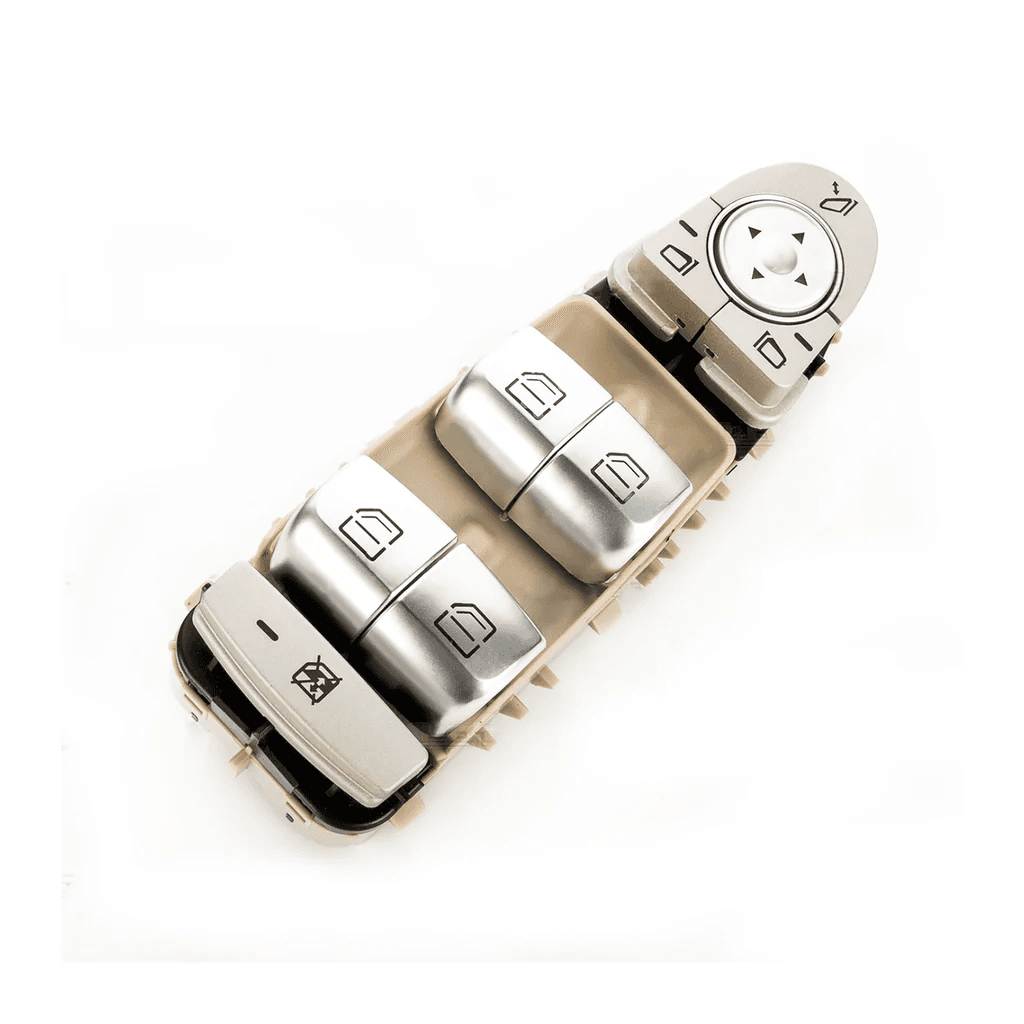 Mercedes W205 Ön Sol Cam Düğmesi Bej | ITHAL 2059056811B