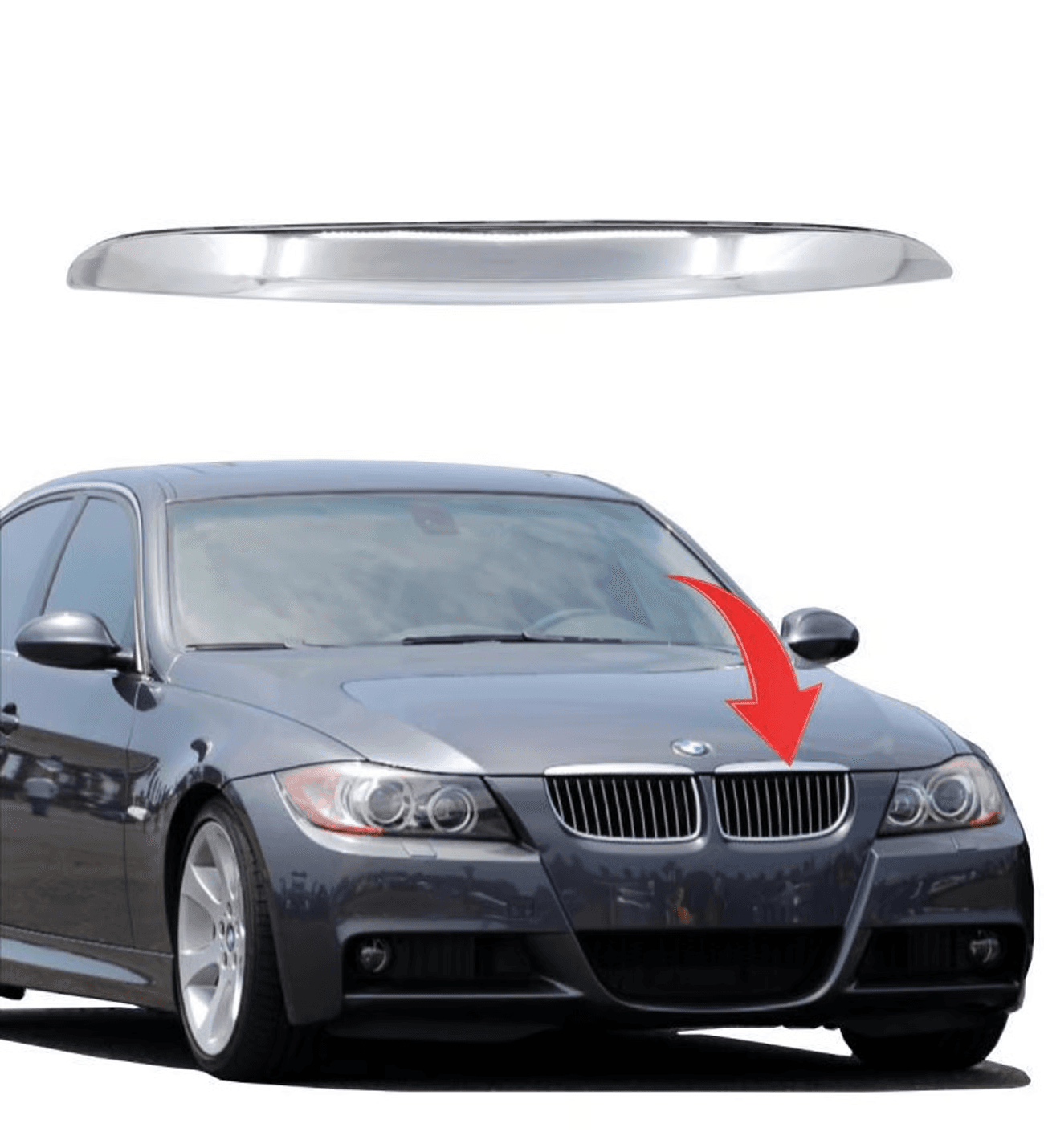 Bmw E90 Panjur Üst Nikelajı Sol | ITHAL 51137117241