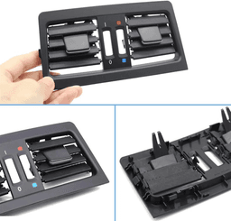 BMW 3 Serisi E90 Arka Kalorifer Izgarası Siyah | ITHAL 64227210639