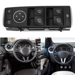 Mercedes A Serisi W176 Ön Sol Cam Düğmesi Siyah | KRAW AN-550B