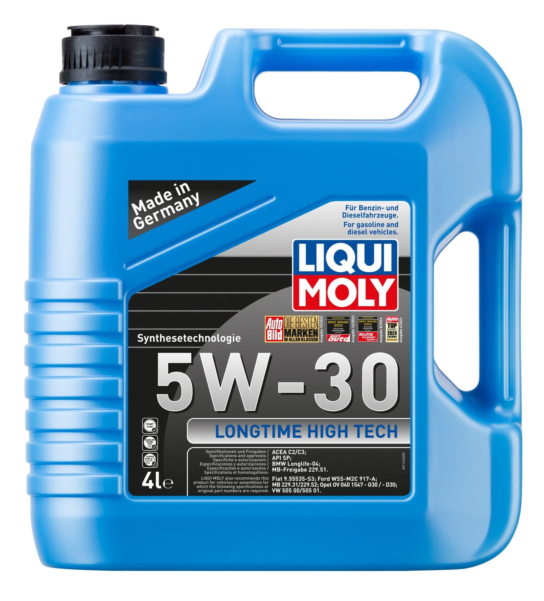 Liqui Moly Longtime High Tech 5W30 Motor Yağı 4 Litre | LQM-1144