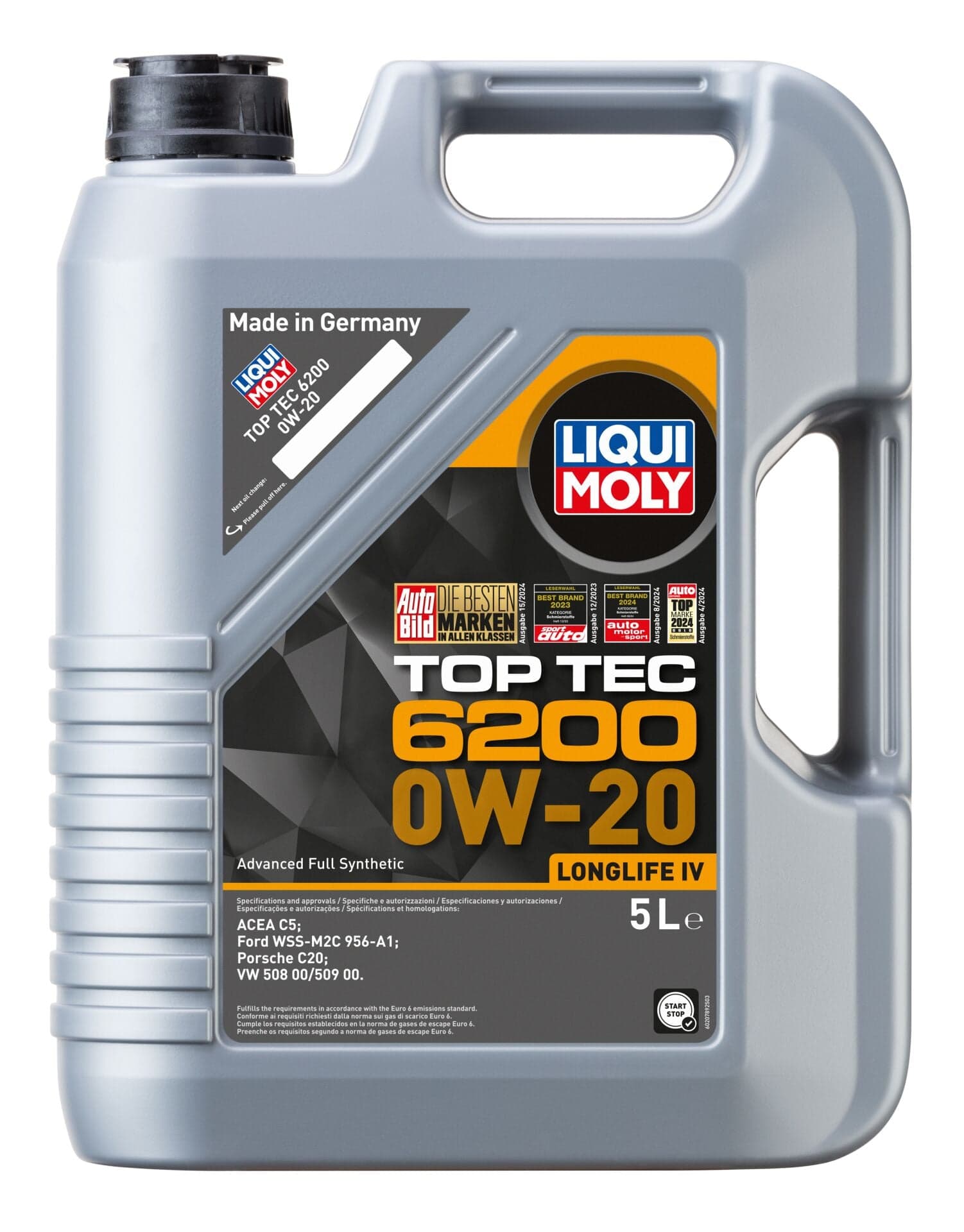 Liqui Moly Top Tec 6200 0W20 5 Litre | LQM-20789