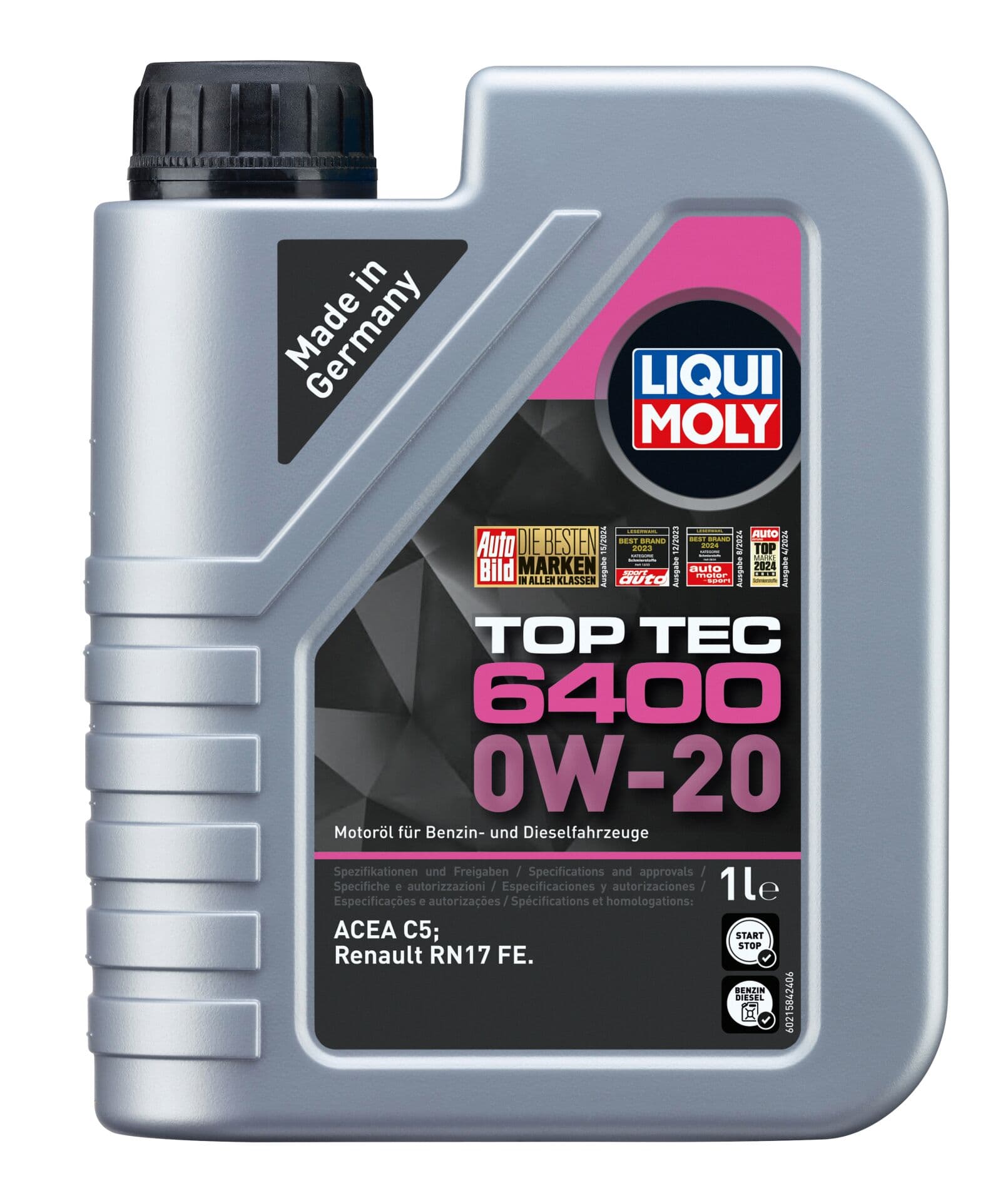 Liqui Moly Top Tec 6400 0W20 1 Litre | LQM-21584