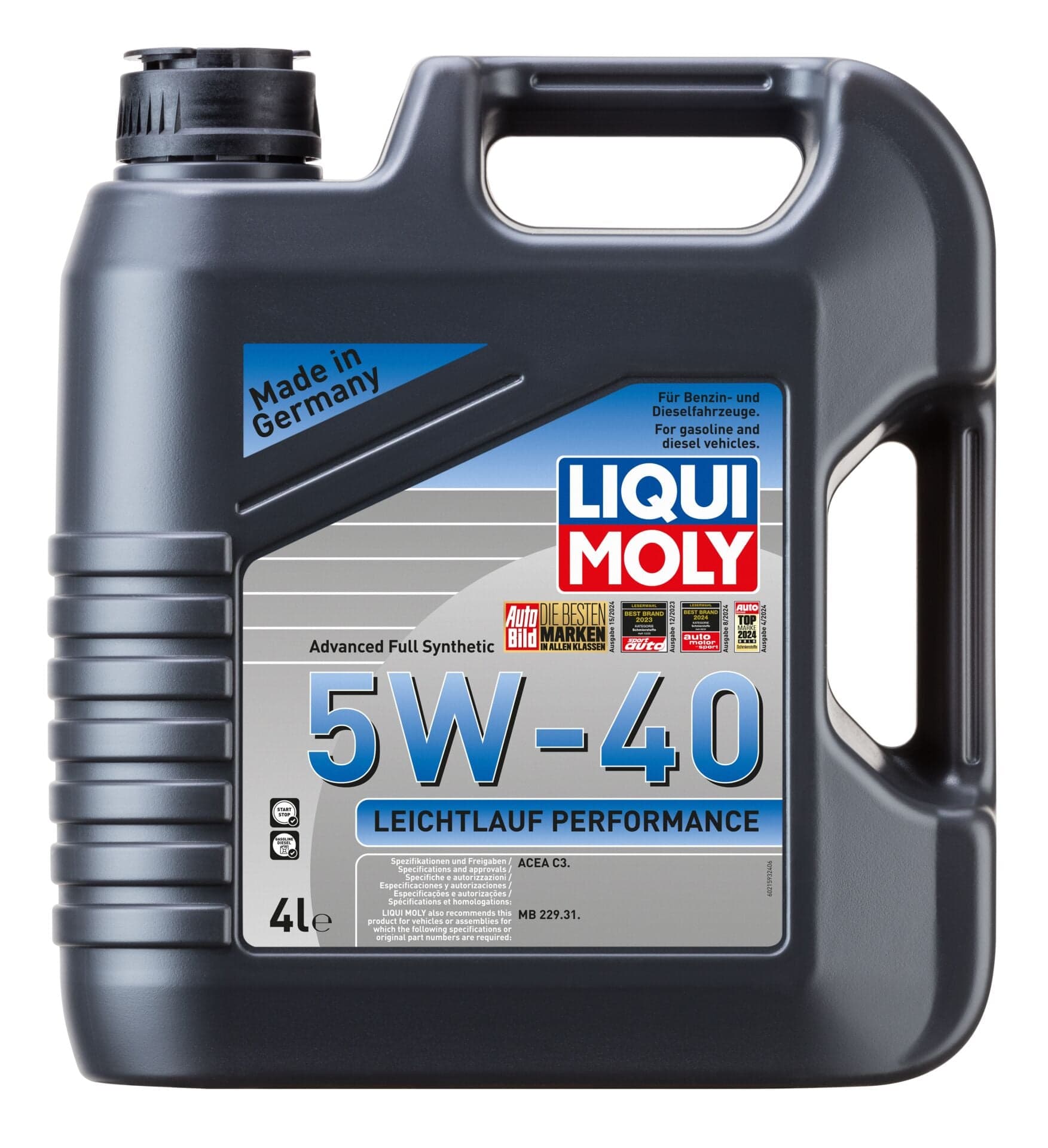 Liqui Moly Leichtlauf Performance 5W40 4 Litre | LQM-21593