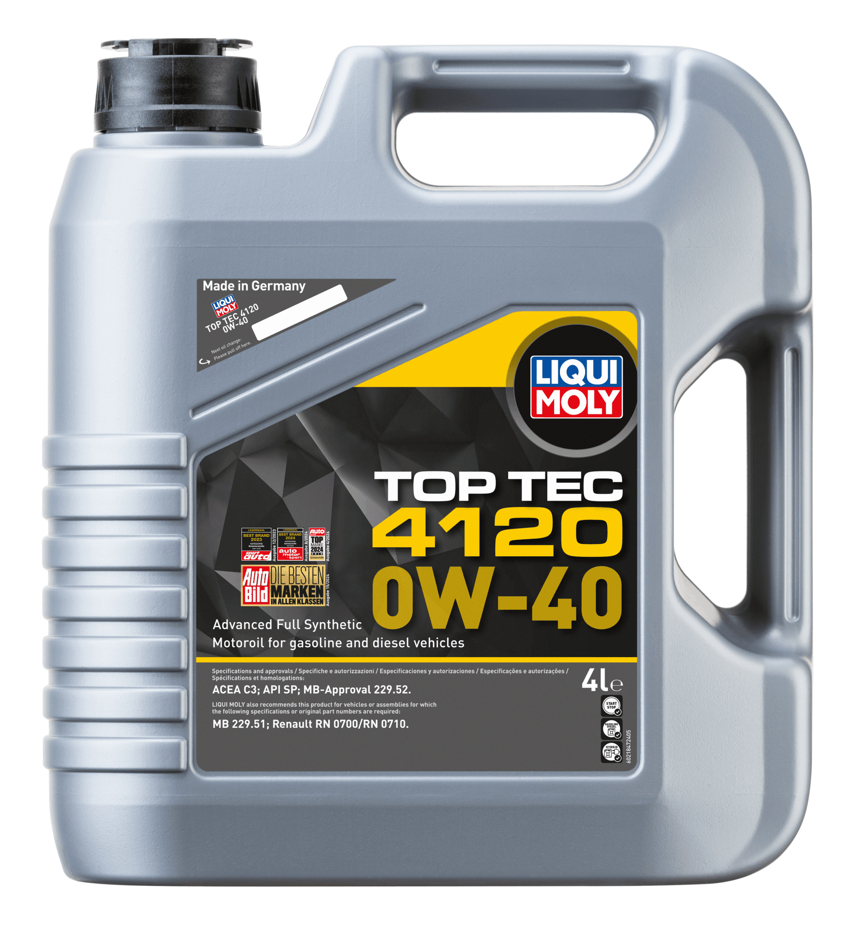 Liqui Moly Top Tec 4120 0W-40 ( 4 Litre ) | LQM-21847