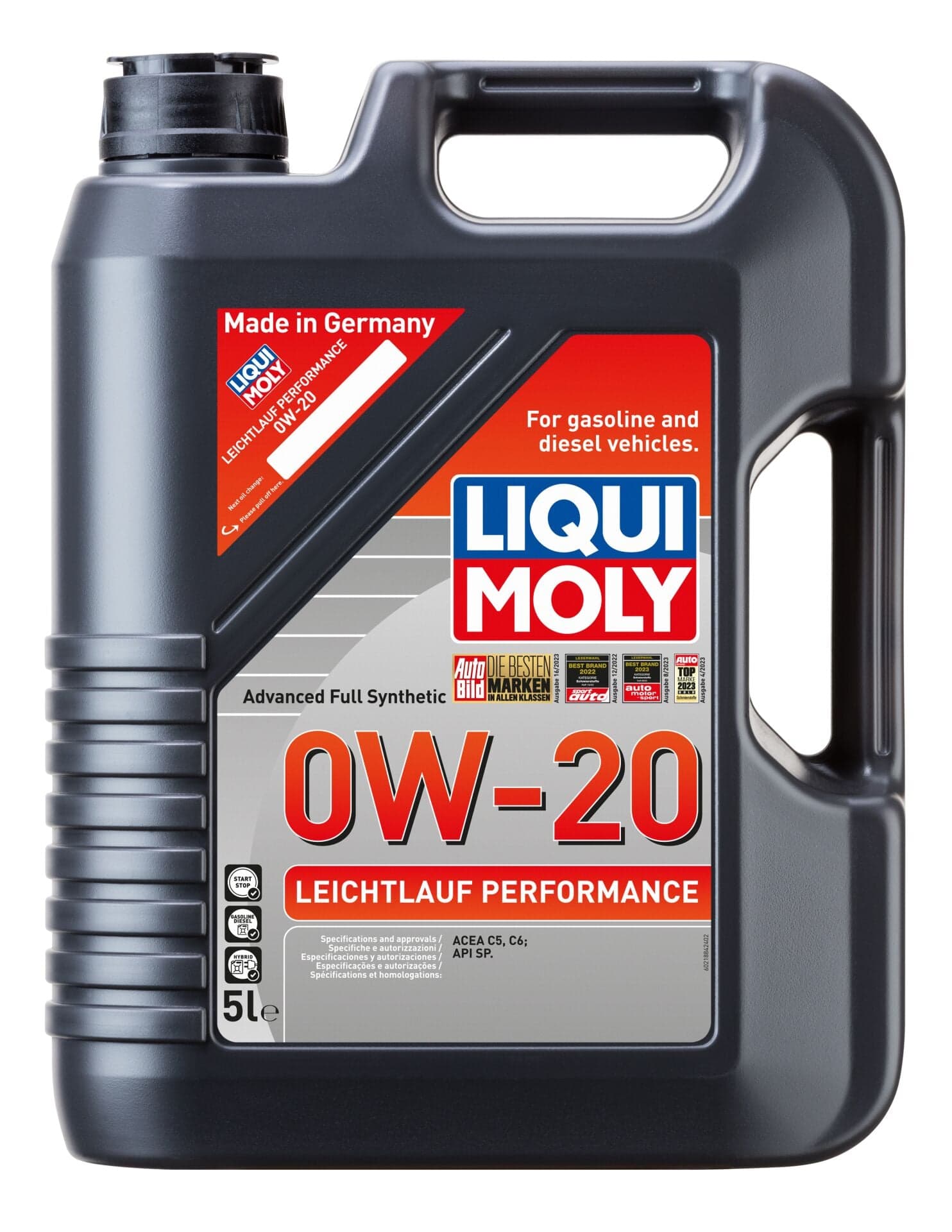 Liqui Moly Leicht­lauf Perform­ance 0W20 5 Litre | LQM-21884