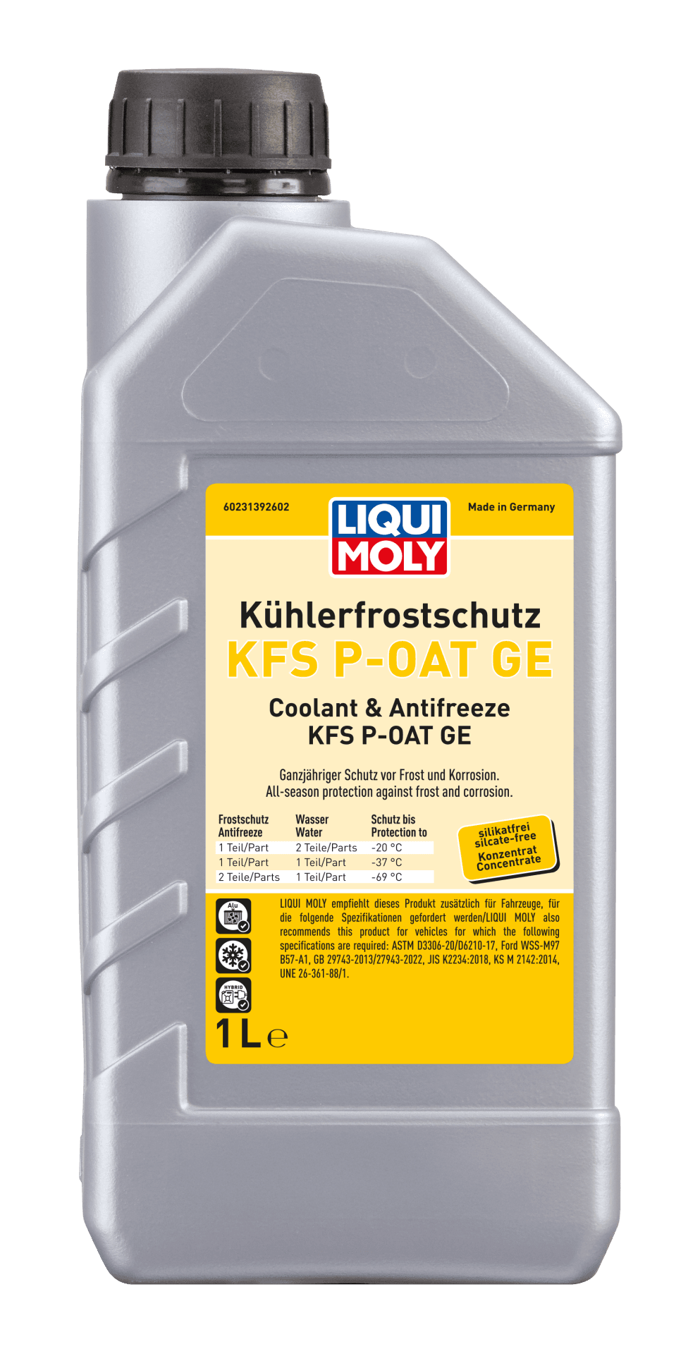 Liqui Moly Konsantre Antifriz KFS P-OAT GE (–69°C) (1 Litre) | LQM-23139