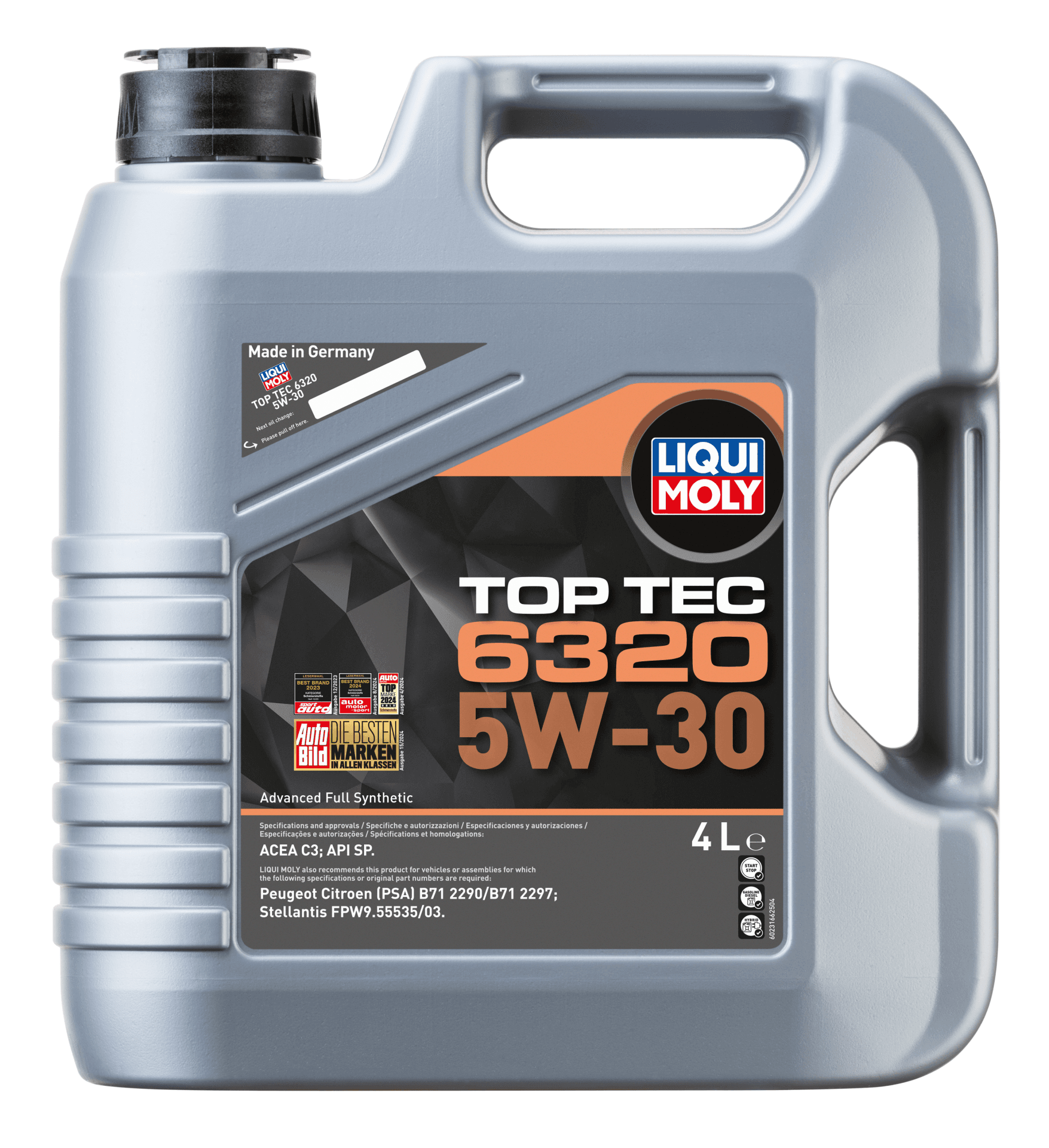 Liqui Moly Top Tec 6320 5w30 (4 Litre) | LQM-23166