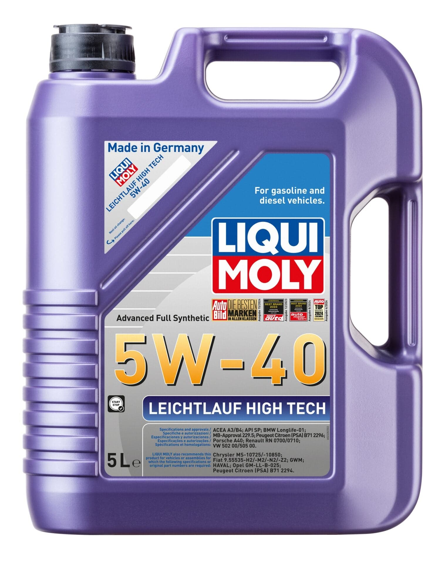 Liqui Moly Leichtlauf High Tech 5W40 Motor Yağı 5 Litre | LQM-2328