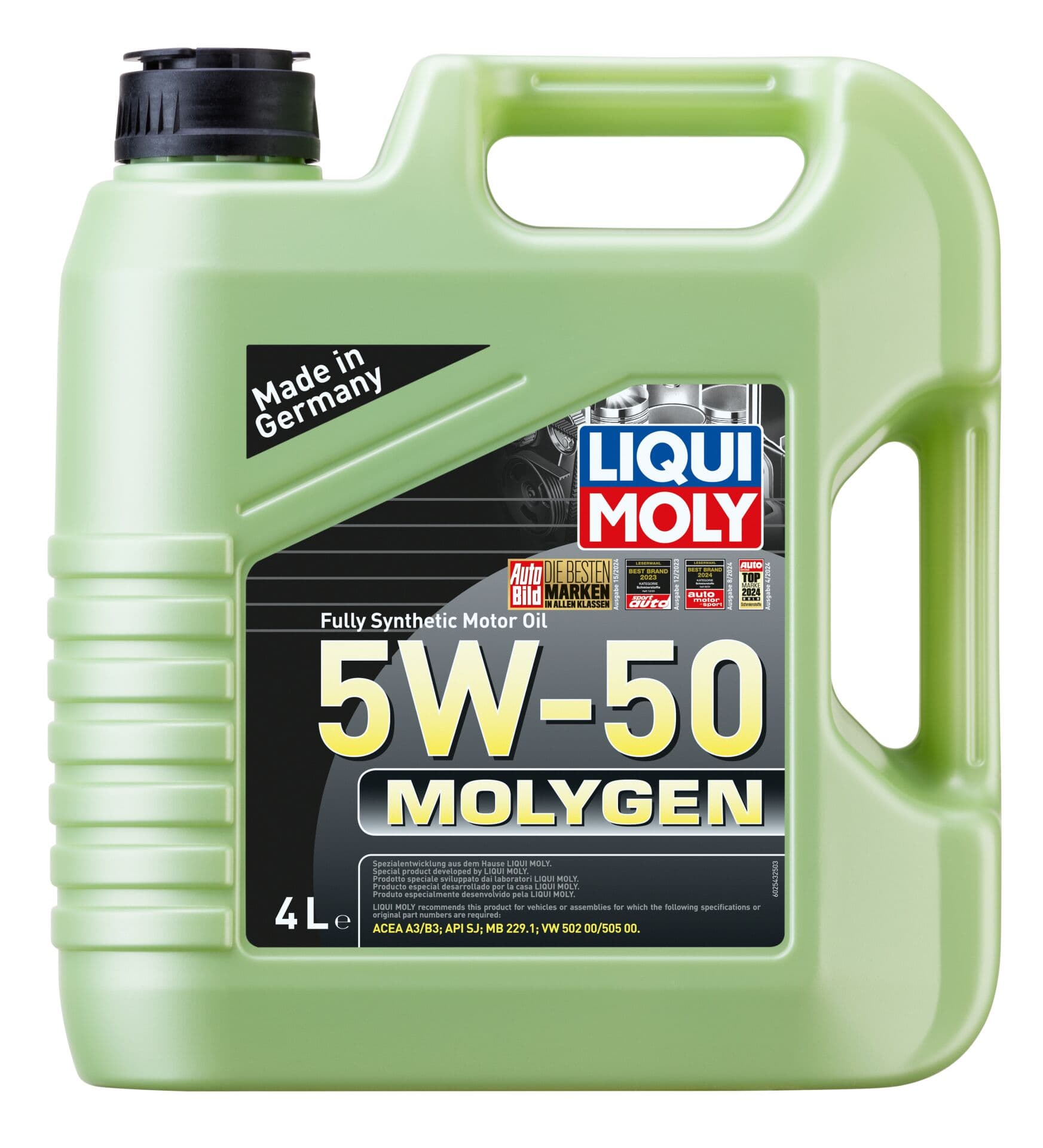 Liqui Moly Molygen New Generation 5W50 4 Litre | LQM-2543