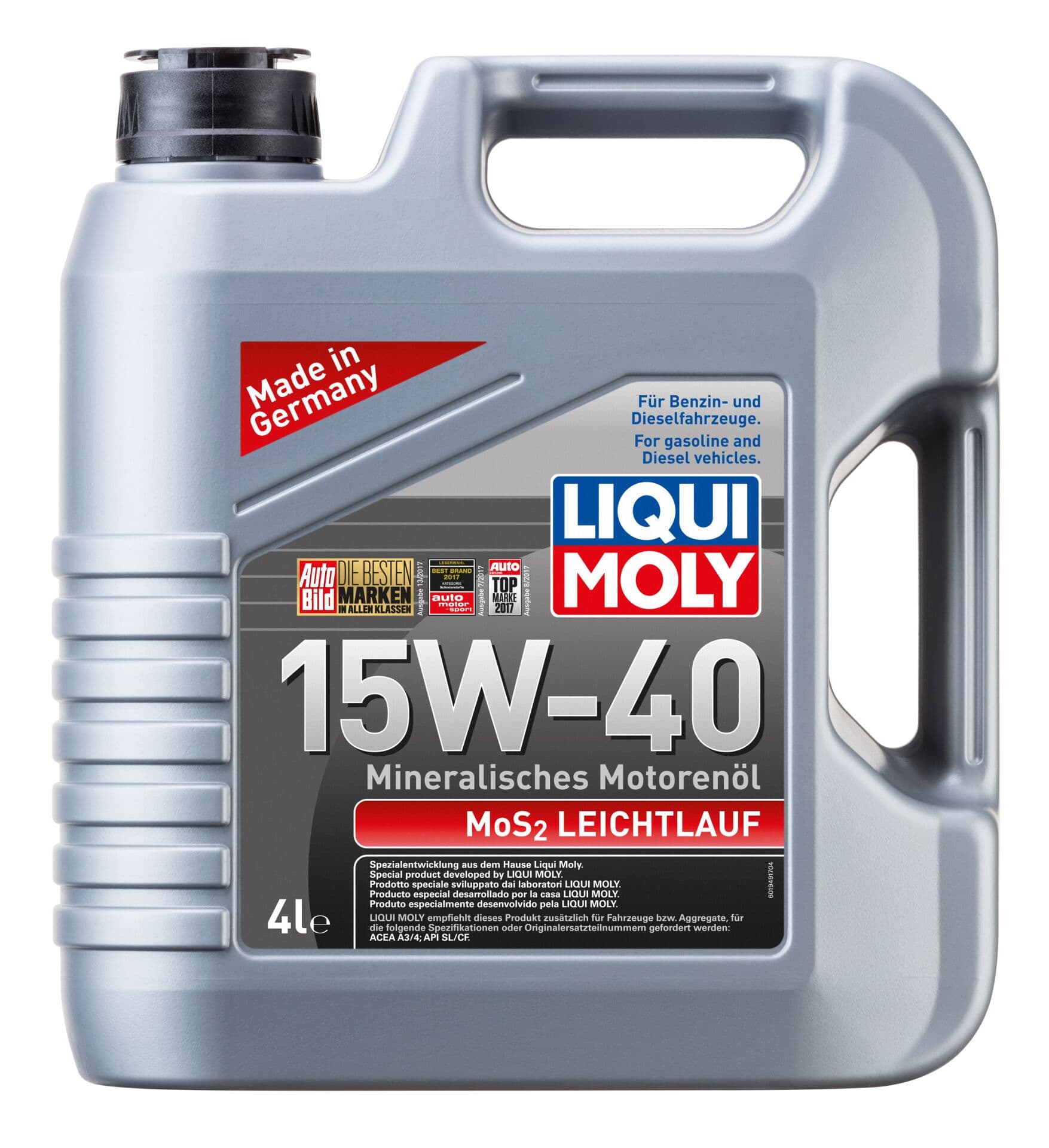 Liqui Moly Mos2 LoWFiction 15W40 4 Litre | LQM-2631