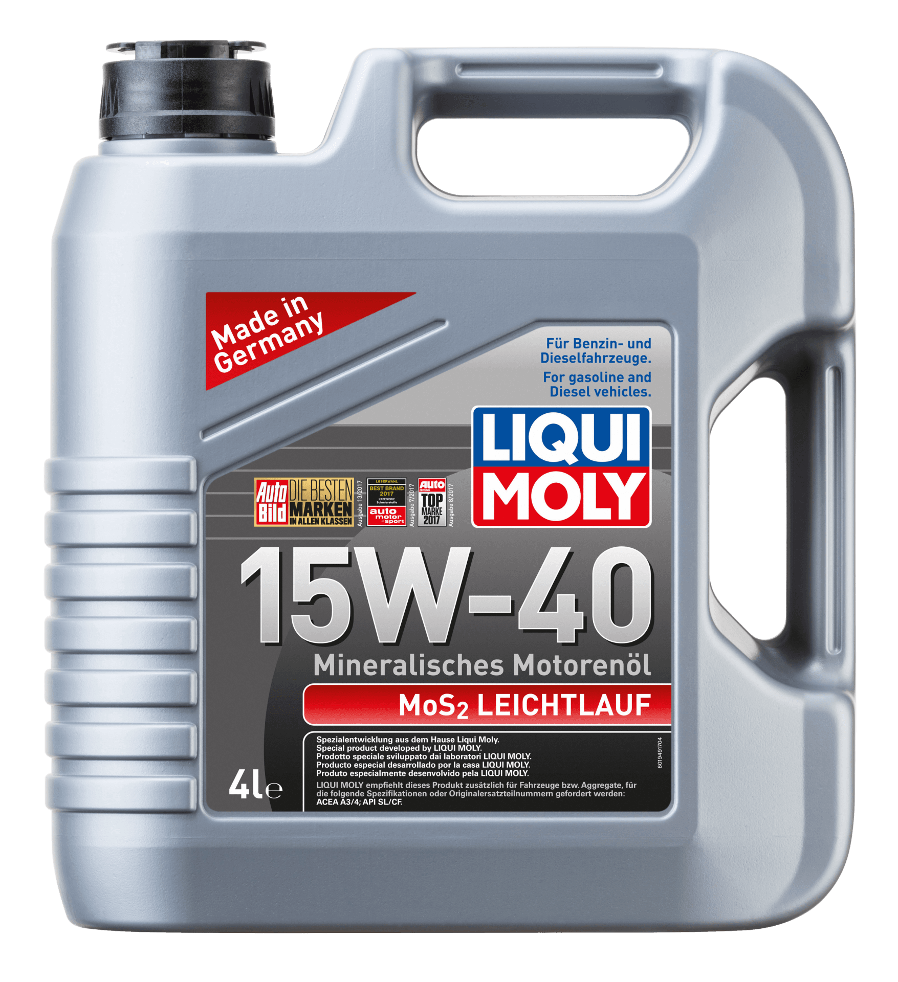 Liqui Moly Mos2 Low-Fiction 15W-40 ( 4 Litre ) | LQM-2631
