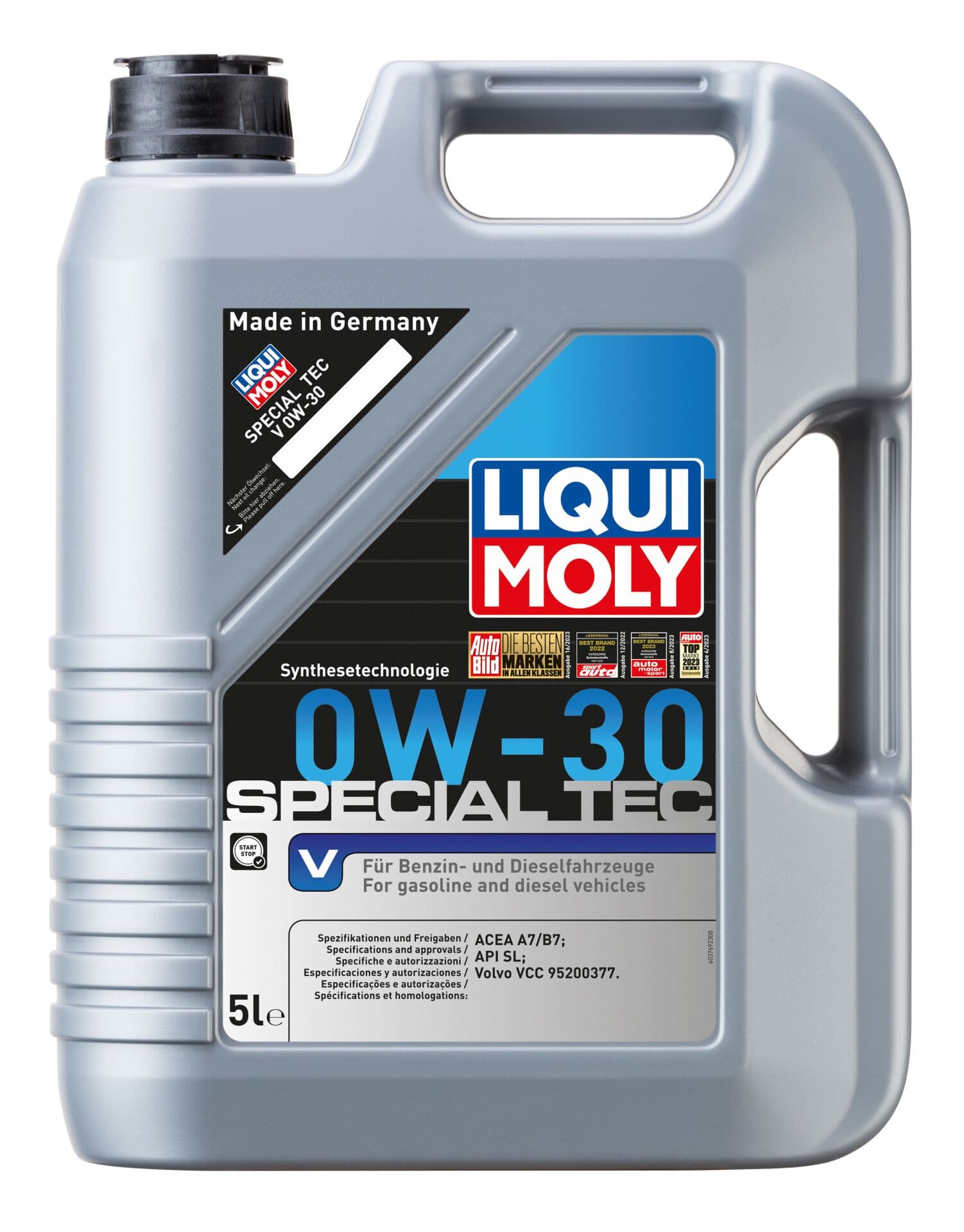 Liqui Moly Special Tec V 0W30 Motor Yağı 5 Litre | LQM-2853