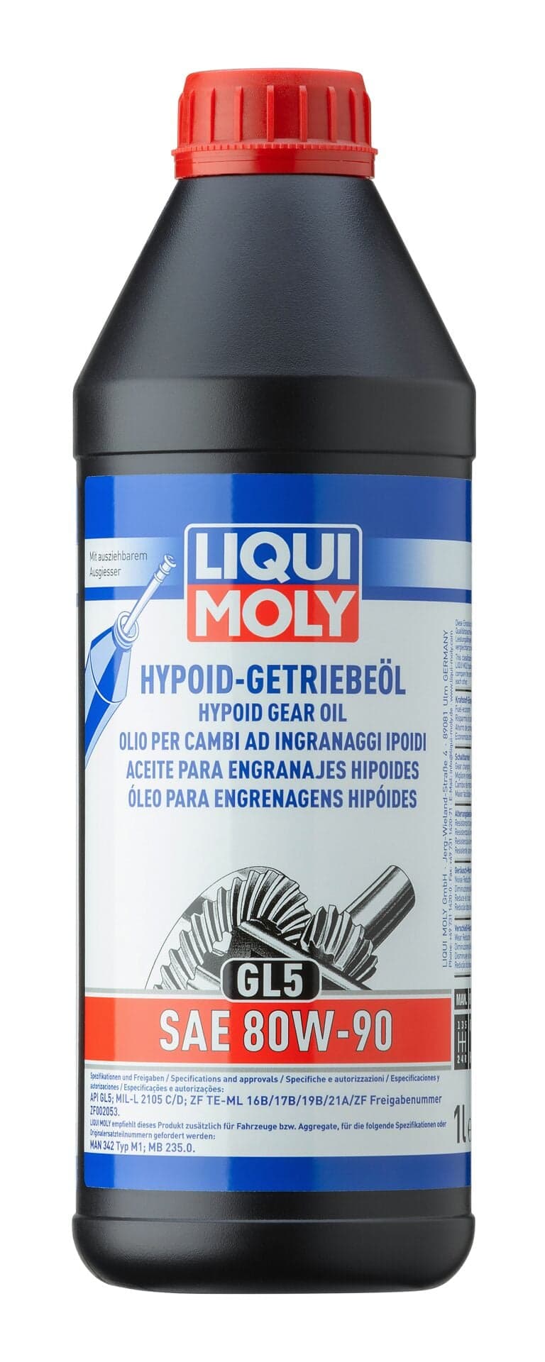 Liqui Moly Hypoid 80W90 Dişli Şanzıman Yağı 1 Litre | LQM-4406
